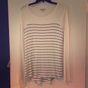 Striped long sleeve shirt